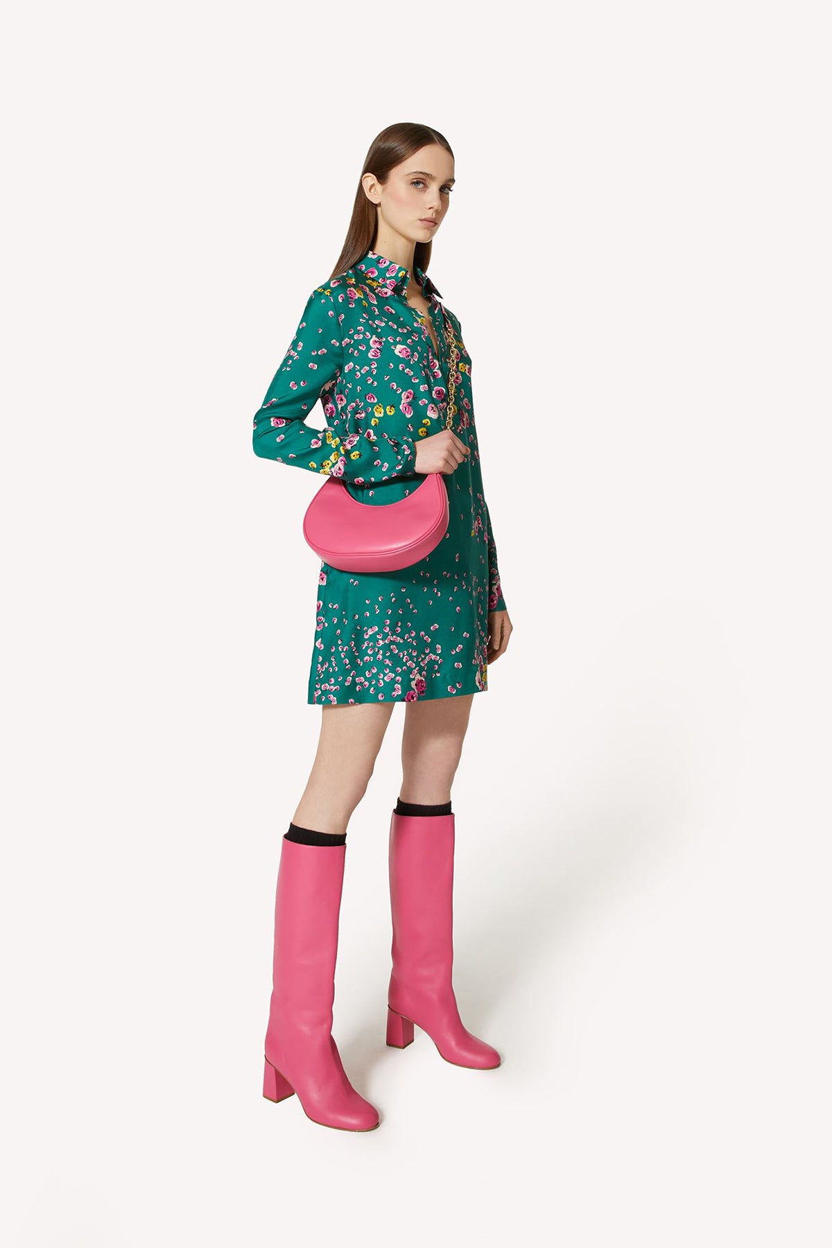 Red Valentino Damen Schultertasche to the moon and red Rosa ROSA Bild 2
