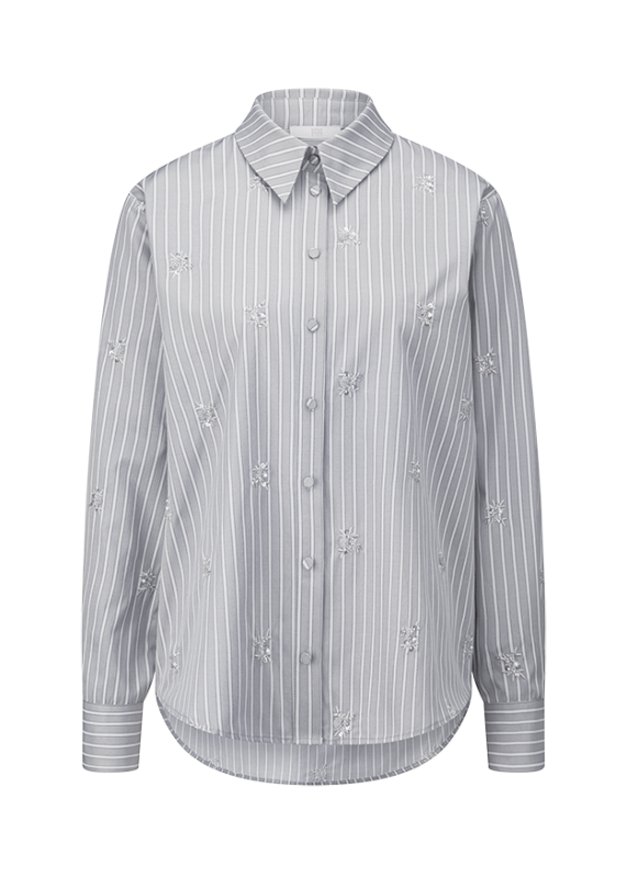 Riani Damen Bluse mit Stickerei Smoke Patterned GRAU Bild 1