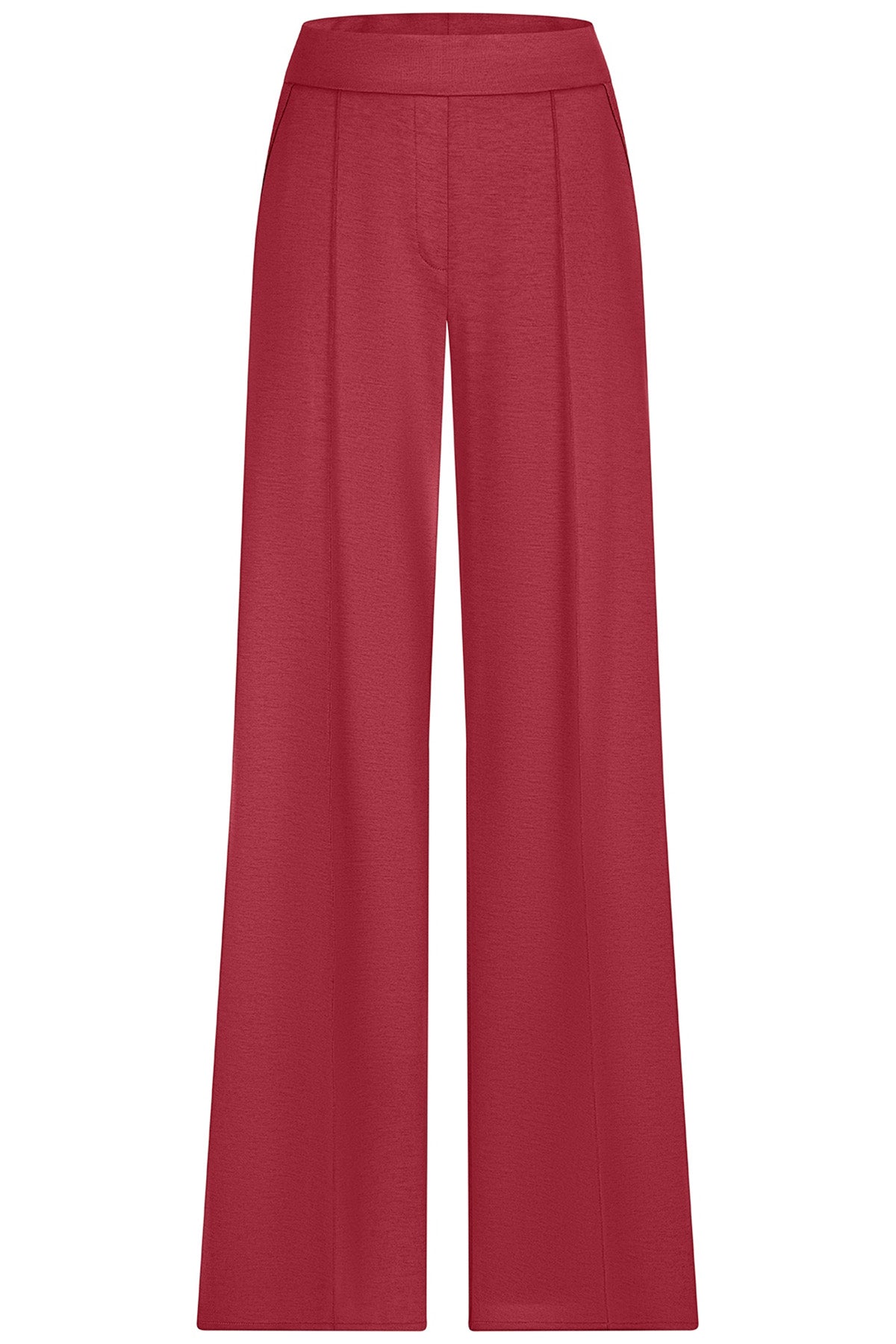 Riani Damen Hose aus Scuba Rot ruby Bild 1