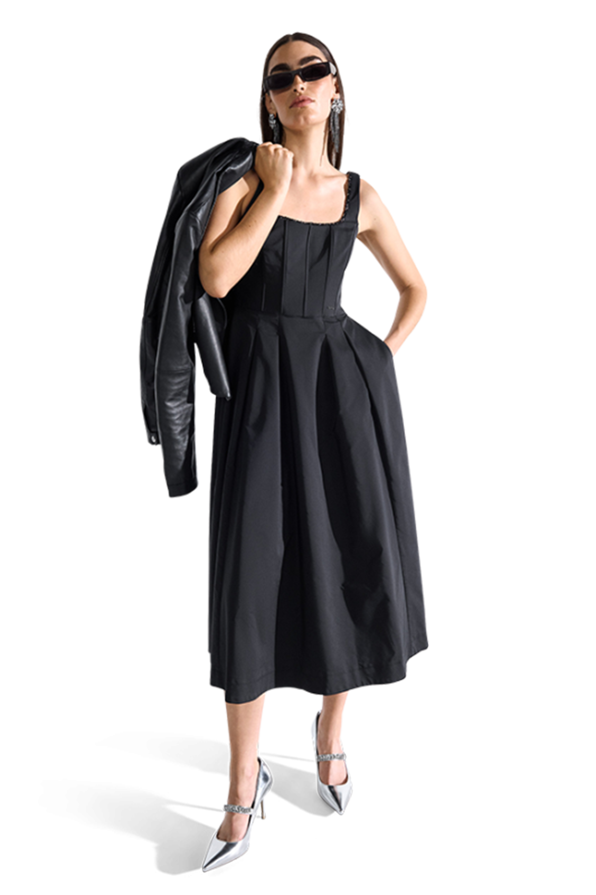 Riani Damen Maxikleid Schwarz SCHWARZ Bild 2