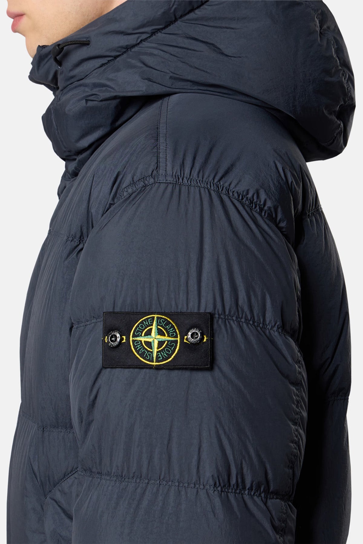 Stone Island Herren Daunenparka Navy v0020 Bild 4