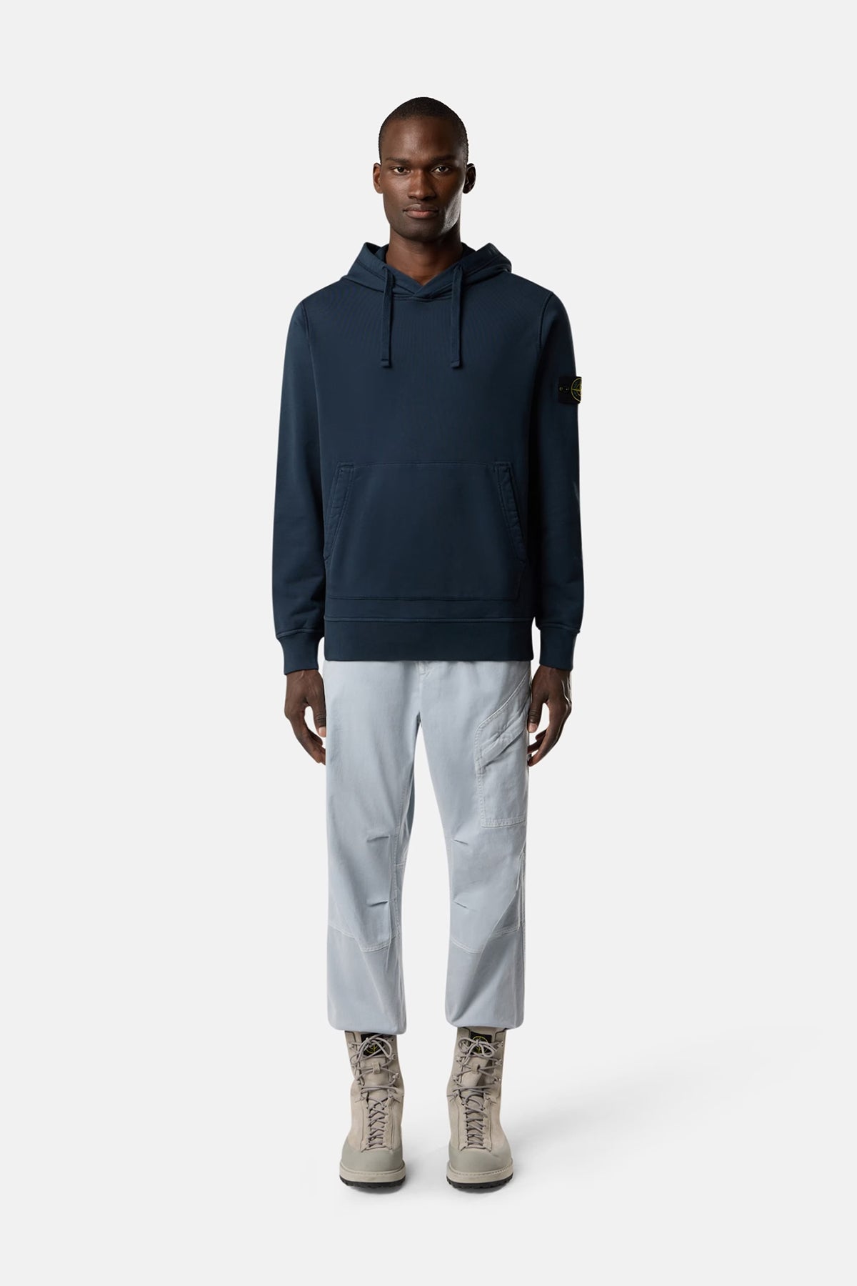 Stone Island Herren Hoodie Navy MARINE-BLAU Bild 2