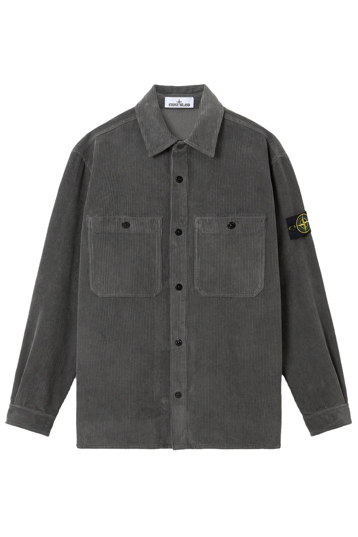Stone Island Herren Overshirt aus Cord Cement cement Bild 1