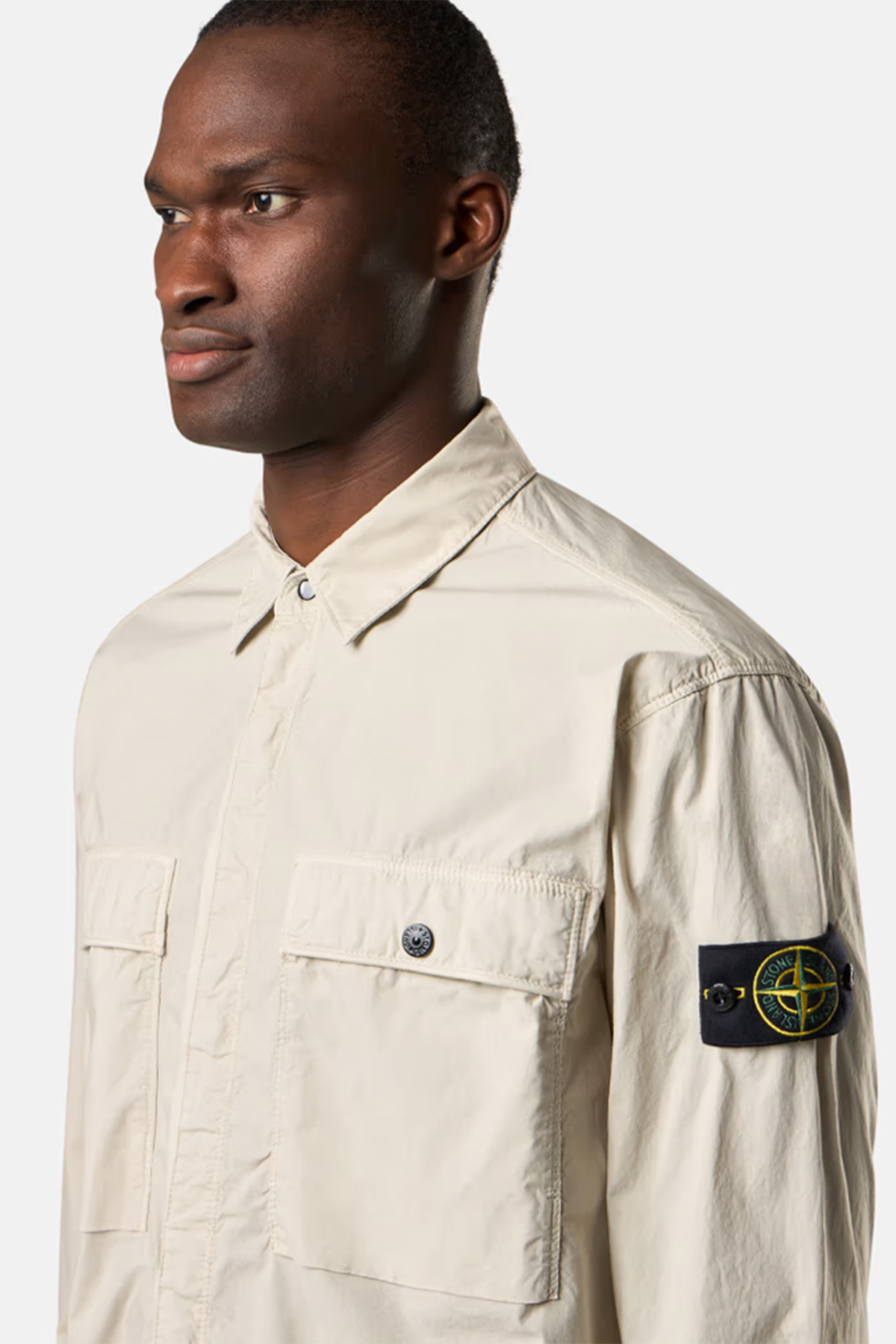 Stone Island Herren Overshirt Sand BEIGE Bild 4
