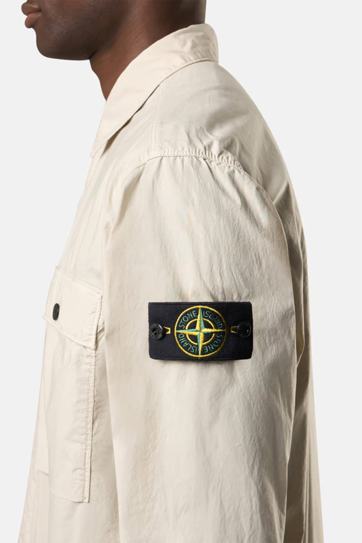 Stone Island Herren Overshirt Sand BEIGE Bild 5