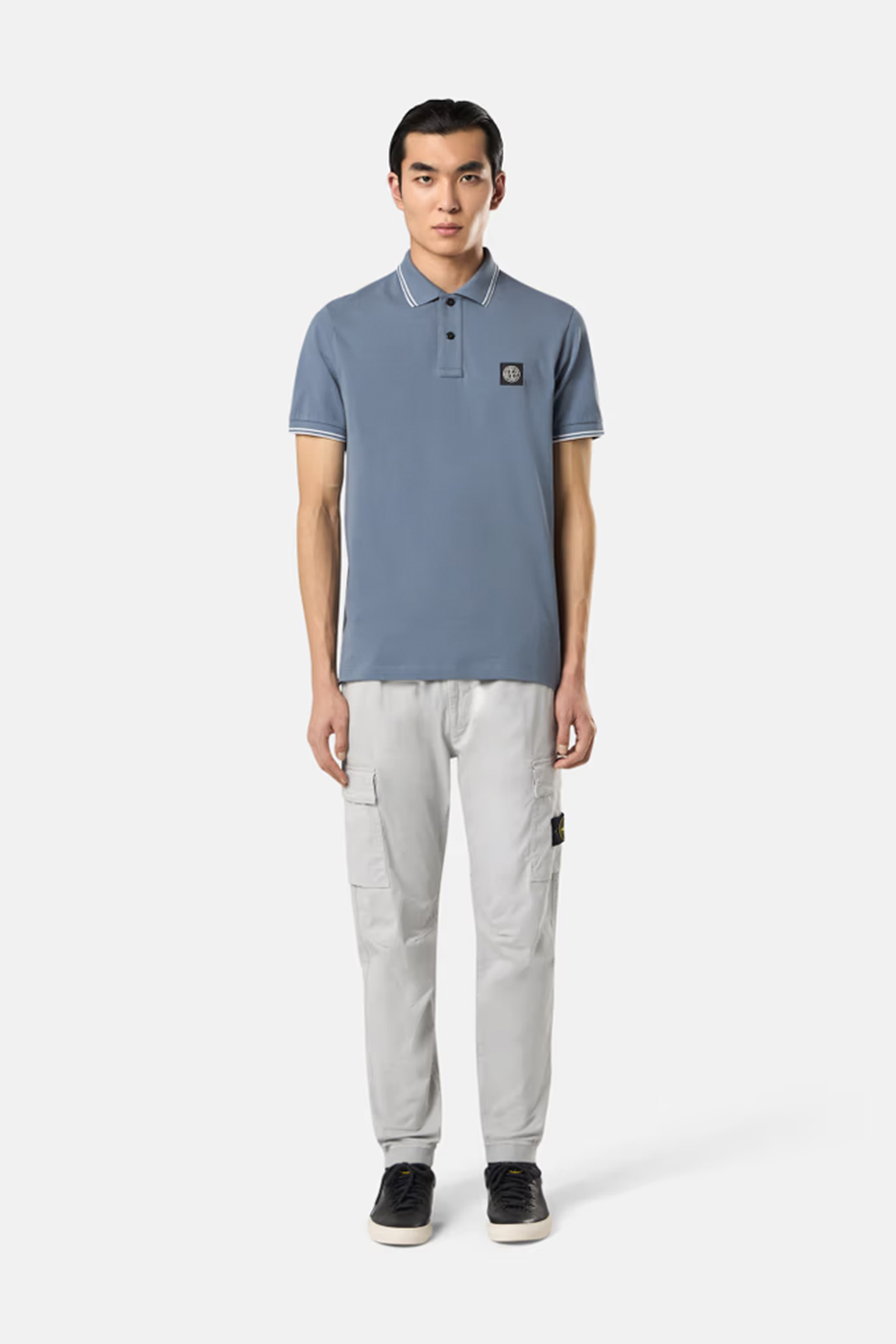 Stone Island Herren Poloshirt Fliegerblau BLAU Bild 2