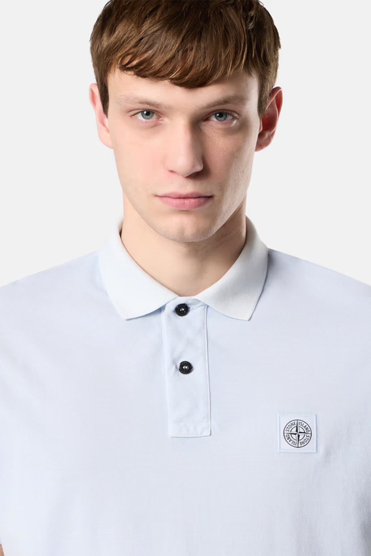 Stone Island Herren Poloshirt Himmelblau HELLBLAU Bild 5
