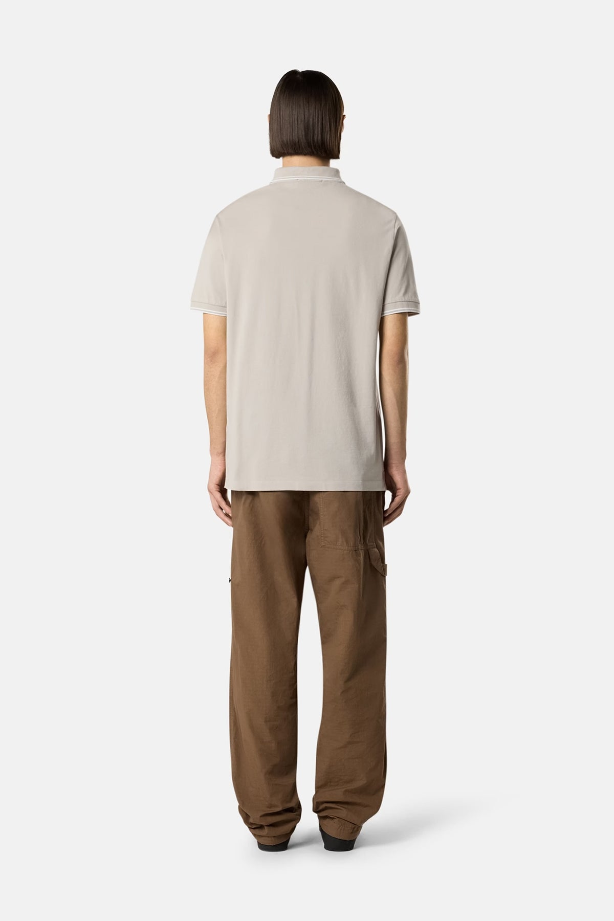 Stone Island Herren Poloshirt Perlgrau GRAU Bild 3