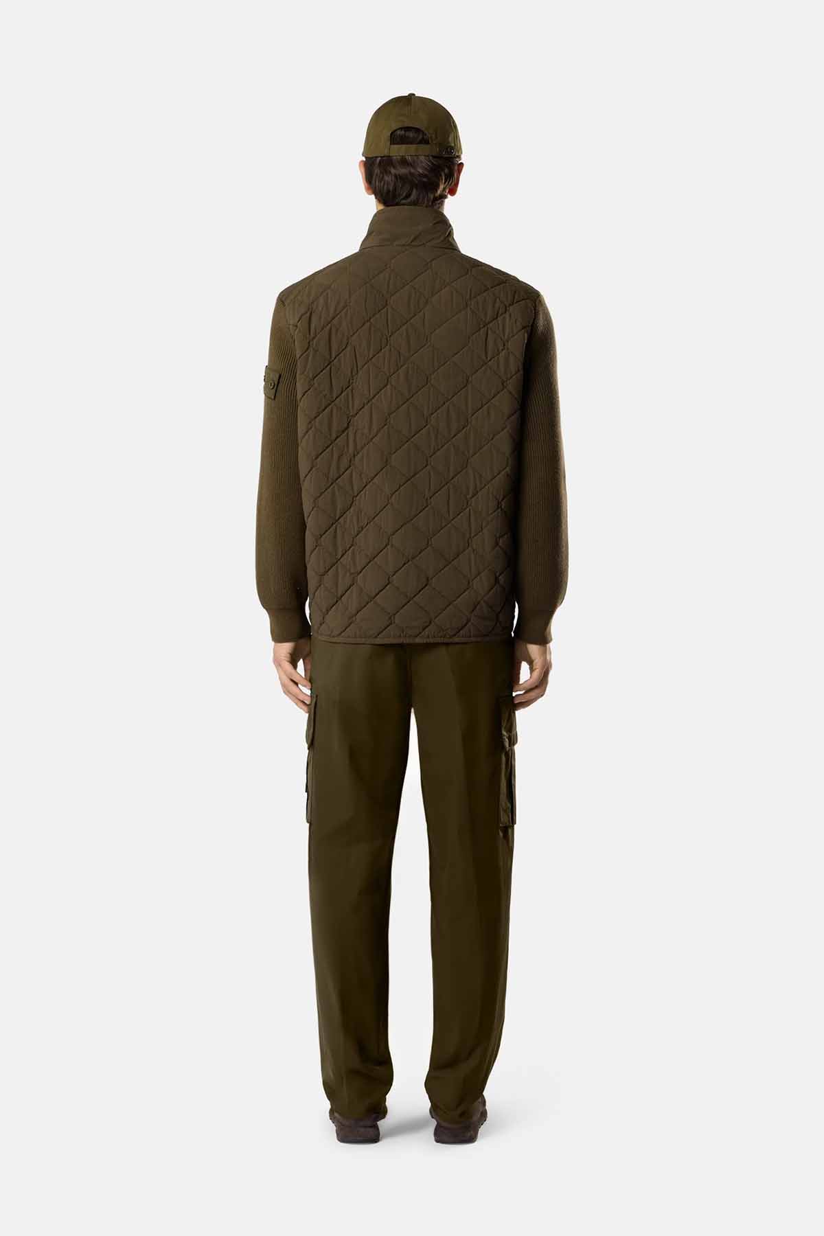 Stone Island Herren Steppjacke Ghost Militärgrün OLIVE Bild 4