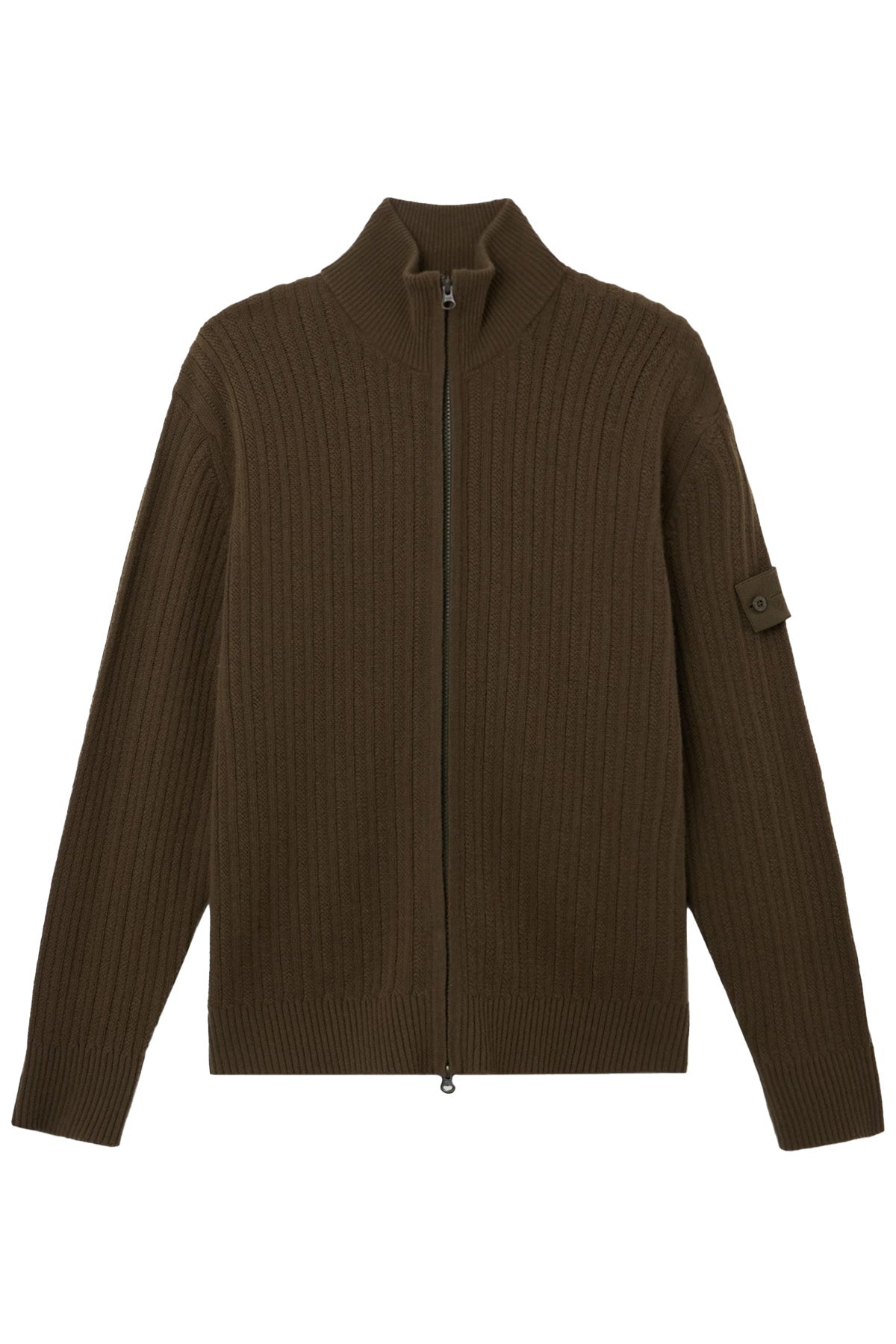 Stone Island Herren Strickjacke Ghost Militärgrün OLIVE Bild 1