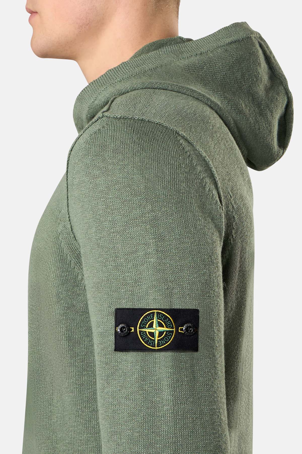 Stone Island Herren Strickpullover Moschusgrün TAUPE Bild 4