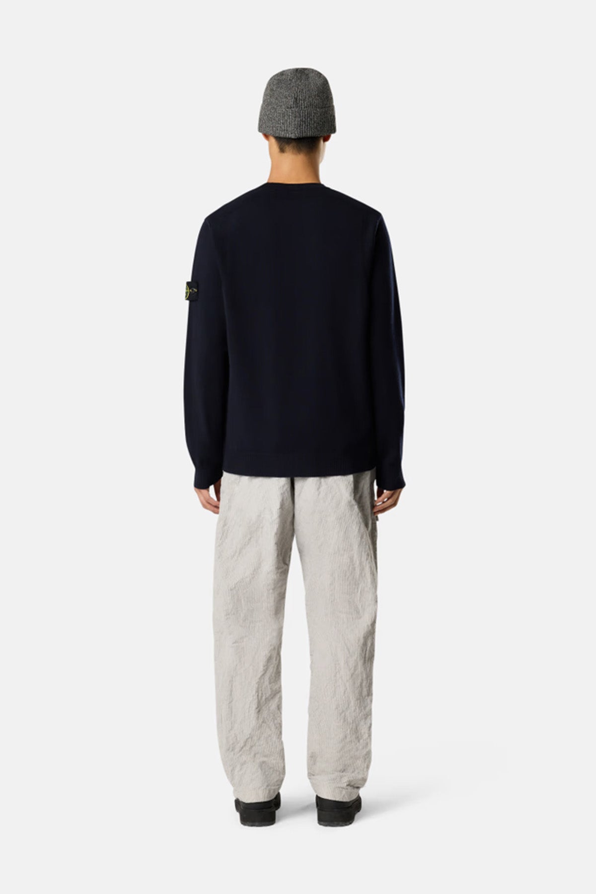 Stone Island Herren Strickpullover Navy v0020 Bild 3