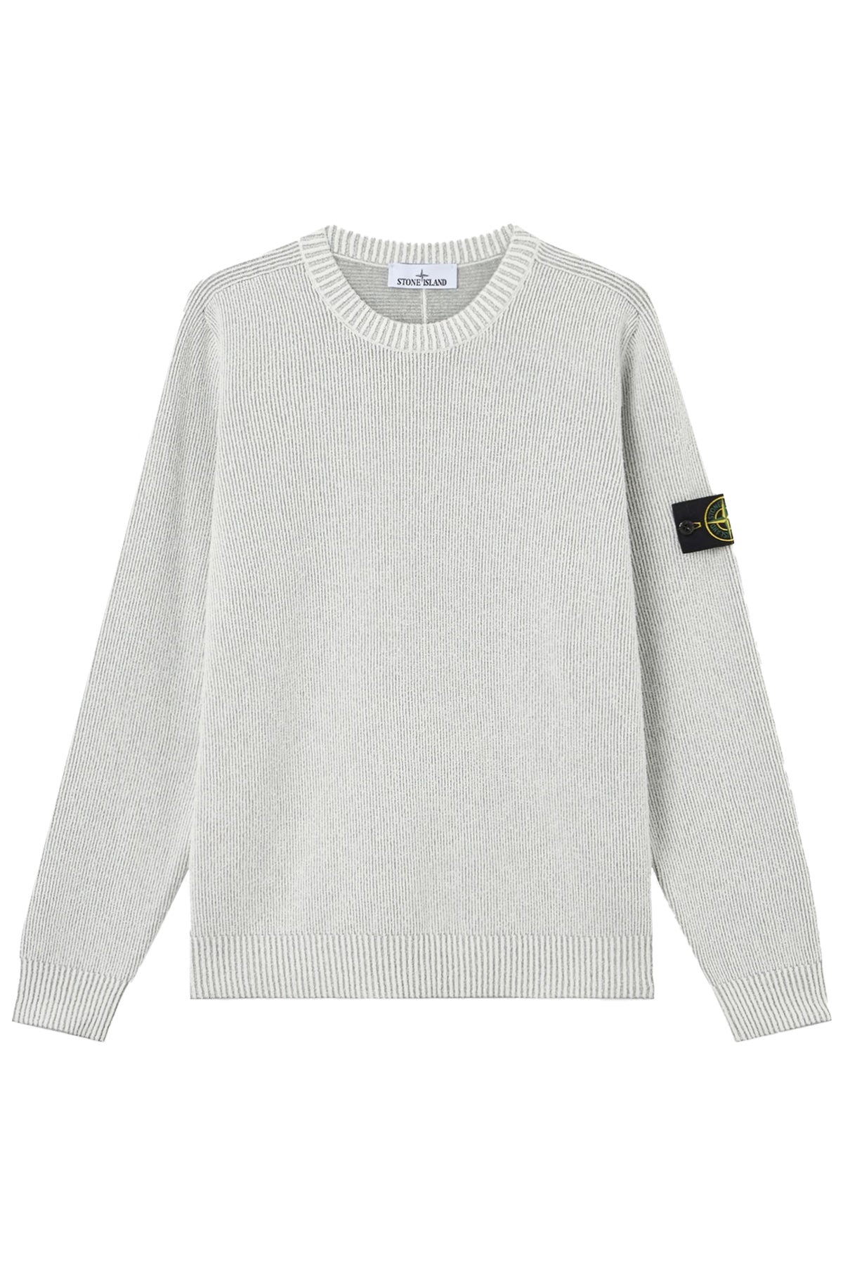 Stone Island Herren Strickpullover Perlgrau-Melange GRAU-MELANGE Bild 1