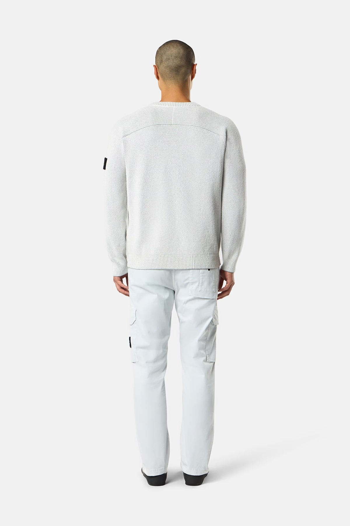 Stone Island Herren Strickpullover Perlgrau-Melange GRAU-MELANGE Bild 3