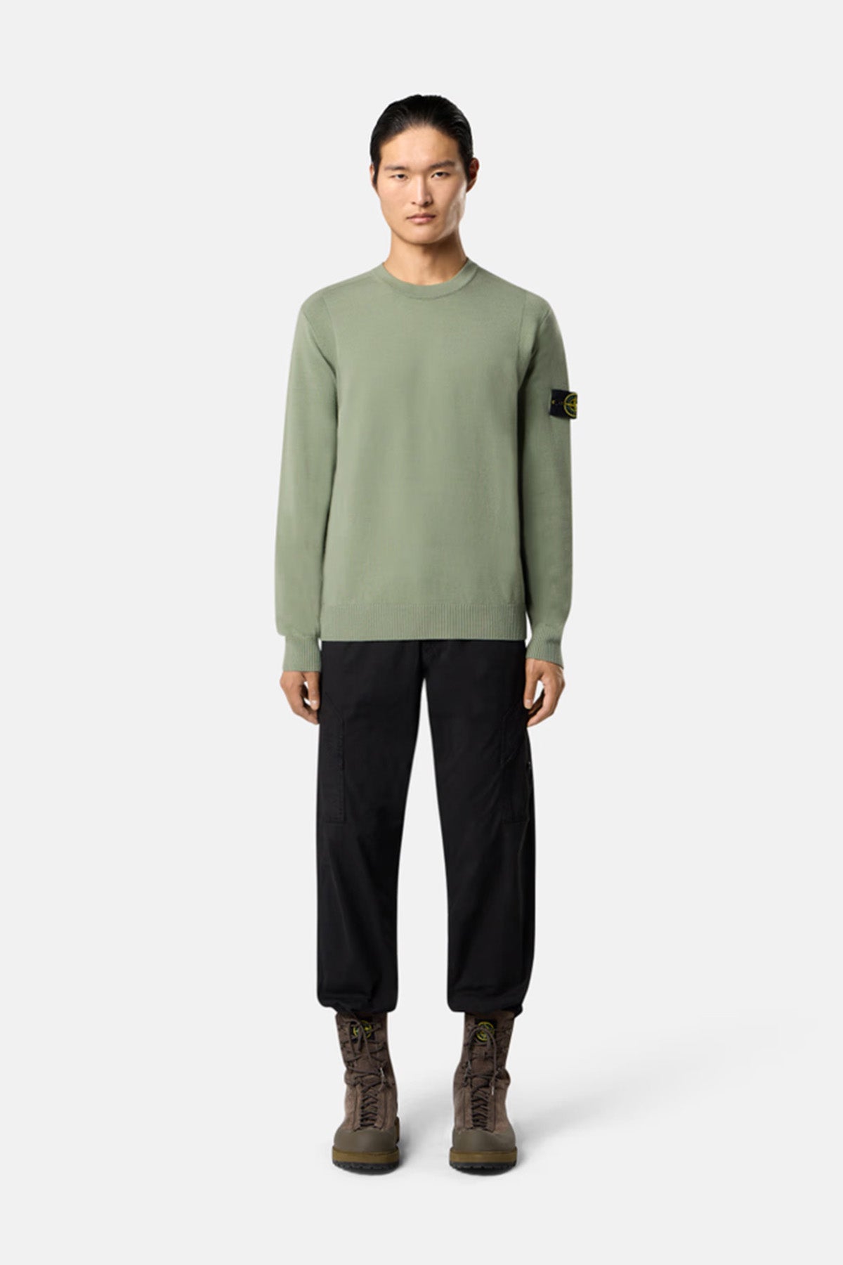 Stone Island Herren Strickpullover Sage v0055 Bild 2