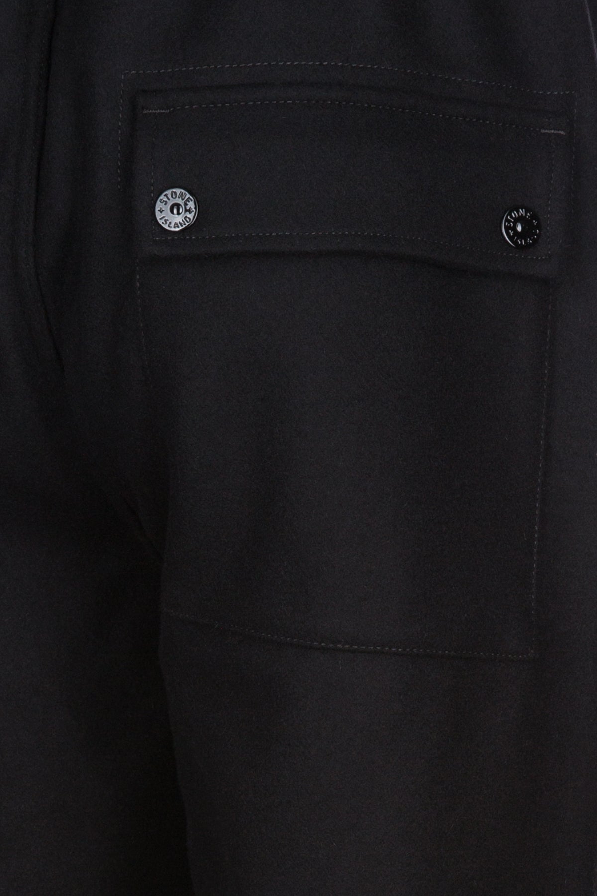 Stone Island Herren Sweatpants aus Flanell Schwarz SCHWARZ Bild 5