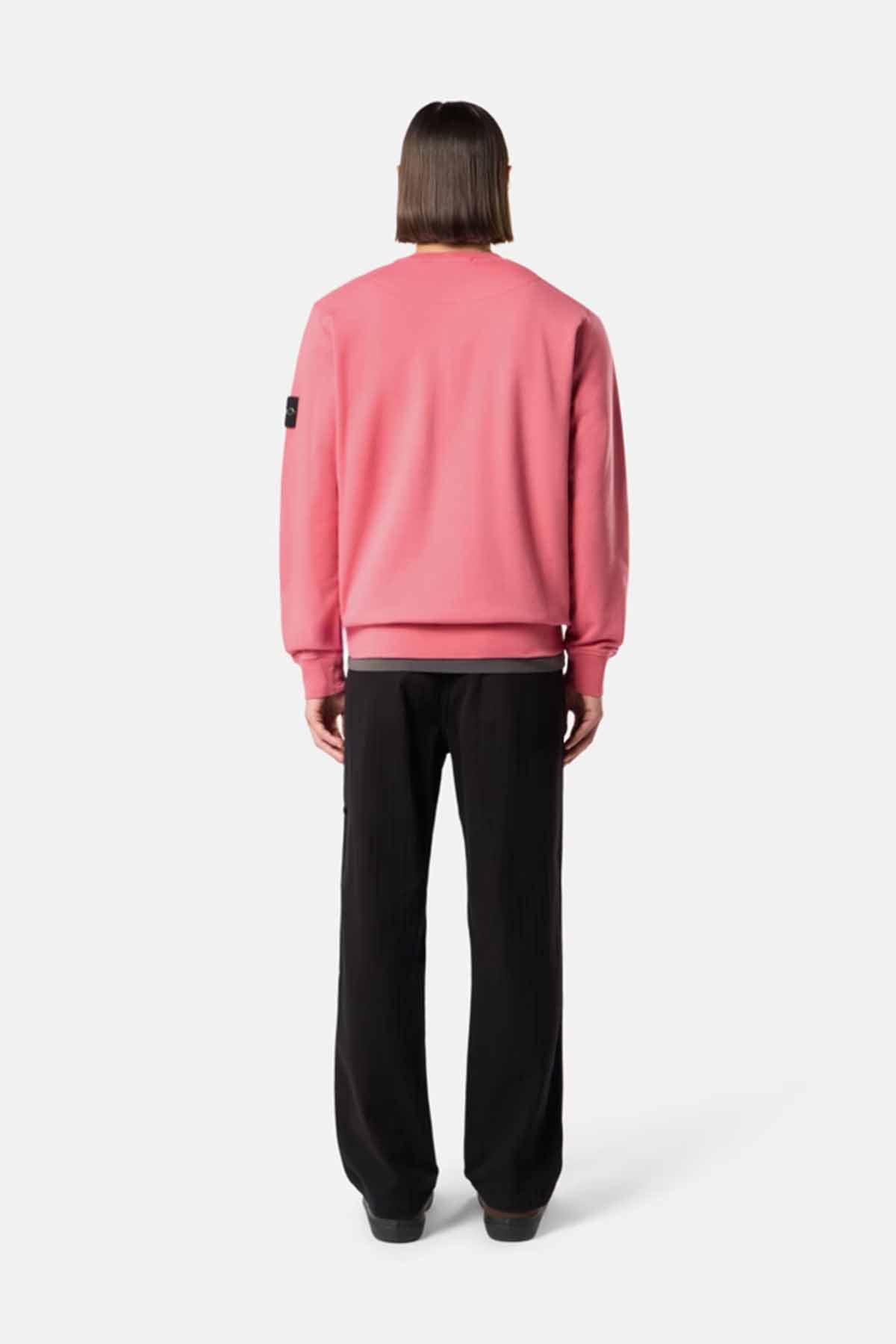 Stone Island Herren Sweatshirt Geranie PINK Bild 3