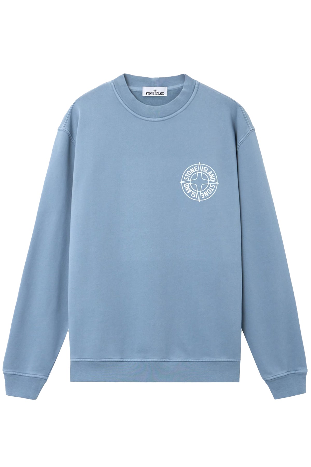Stone Island Herren Sweatshirt mit Print Fliegerblau BLAU Bild 1