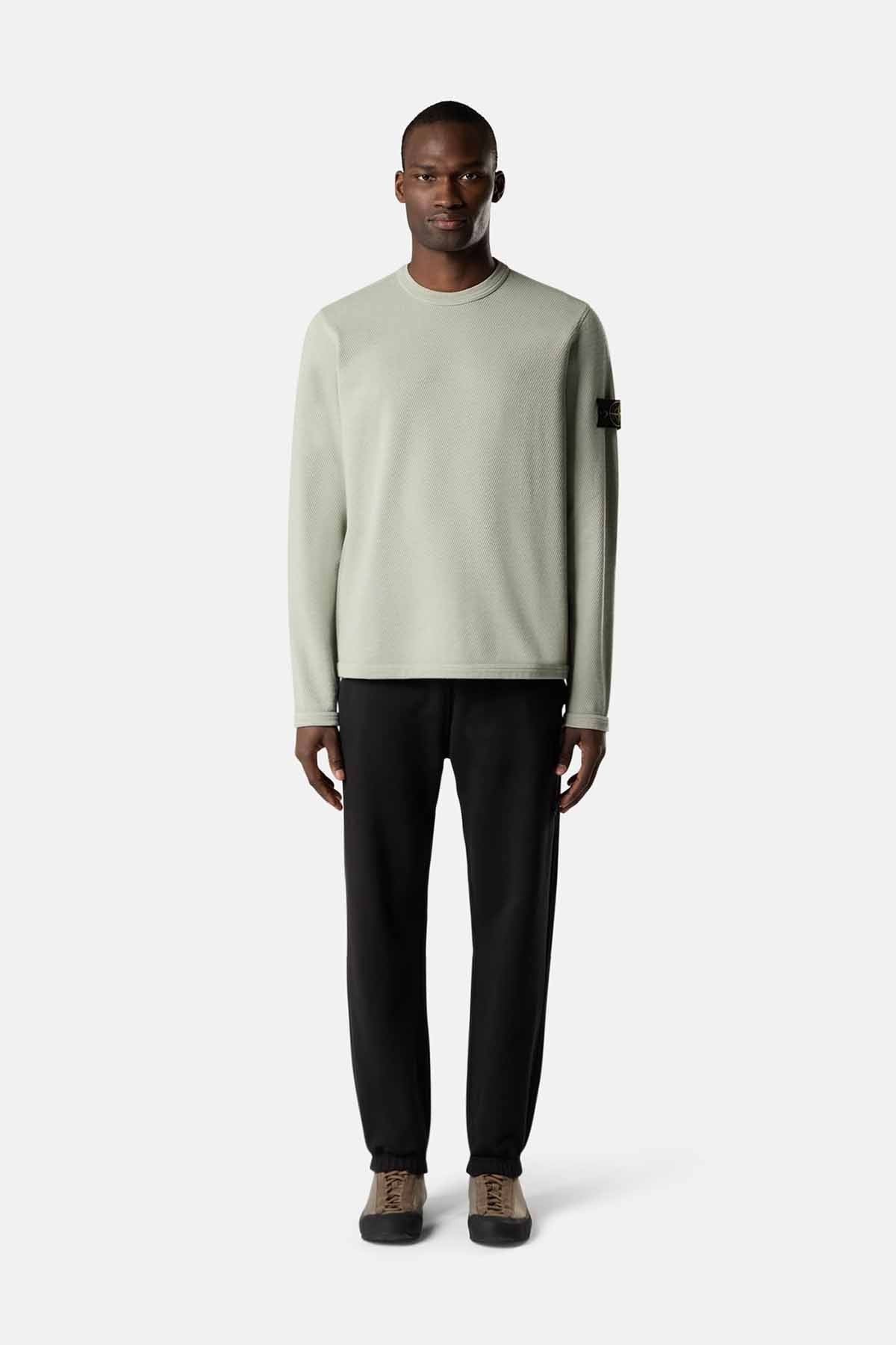 Stone Island Herren Sweatshirt Salbeigrün HELLGRÜN Bild 2
