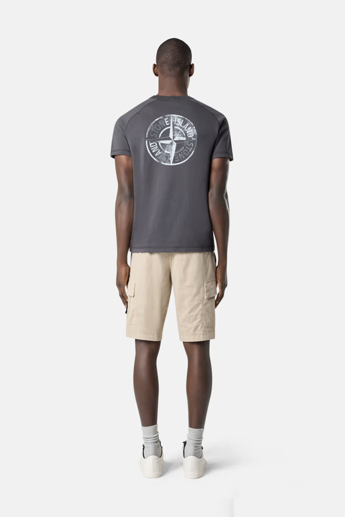 Stone Island Herren T-Shirt Anthrazit Grau ANTHRAZIT GRAU Bild 3