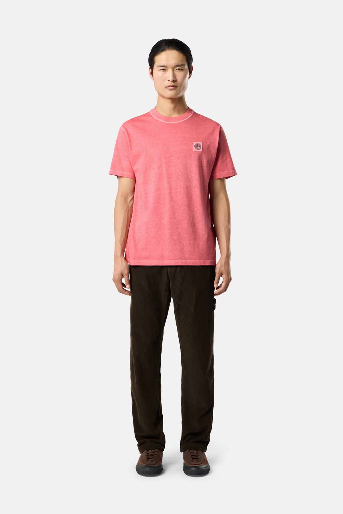 Stone Island Herren T-Shirt Geranie PINK Bild 2