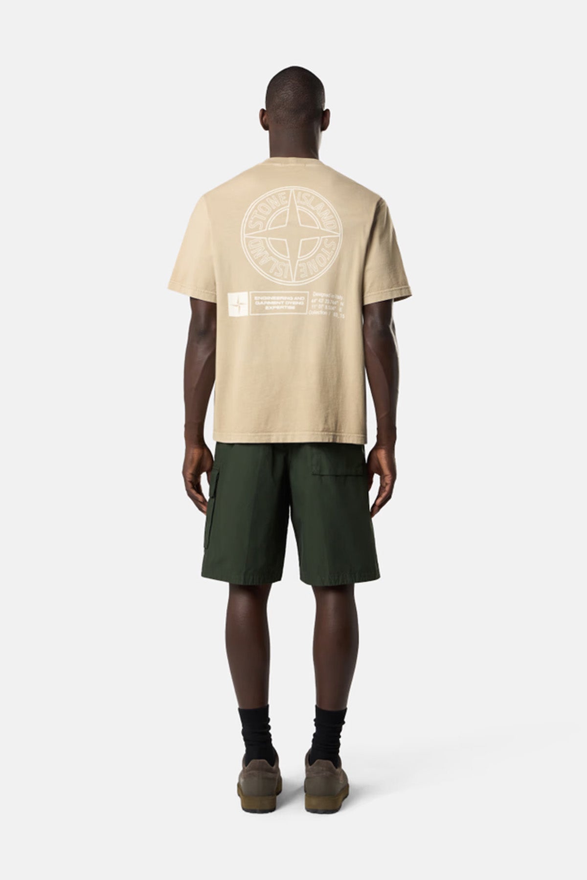 Stone Island Herren T-Shirt mit Print Desert v009a Bild 3