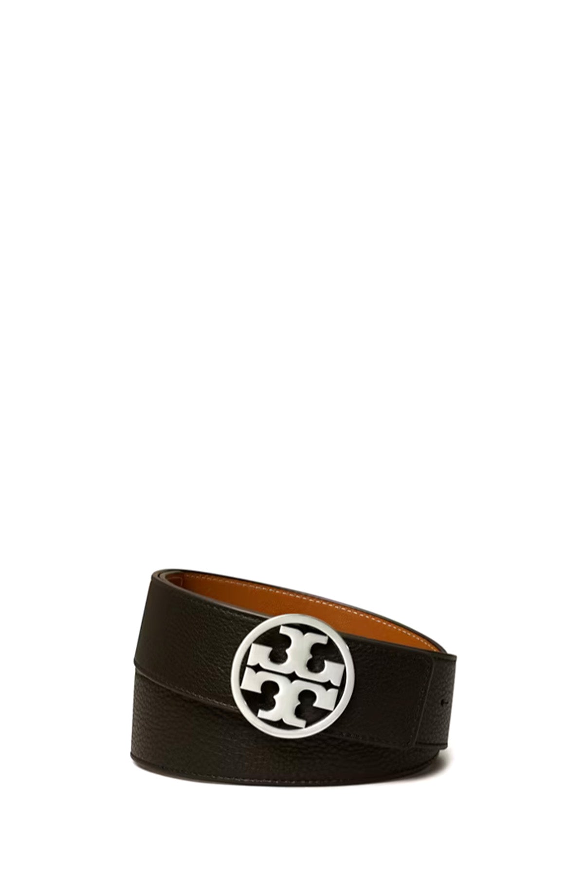 Tory Burch 1.5" Miller Reversible Belt Schwarz/Silber SCHWARZ SCHWARZ Bild 1