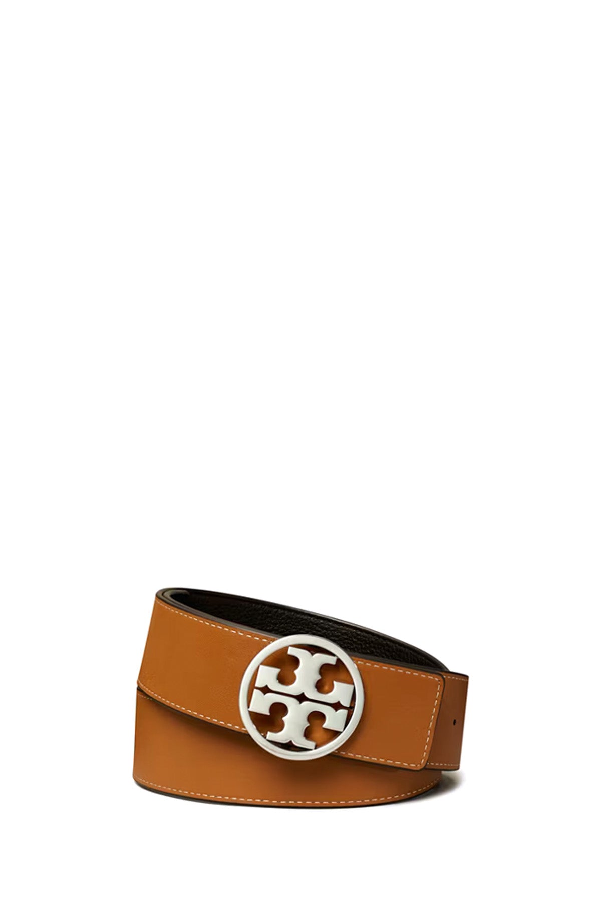 Tory Burch 1.5" Miller Reversible Belt Schwarz/Silber SCHWARZ SCHWARZ Bild 2