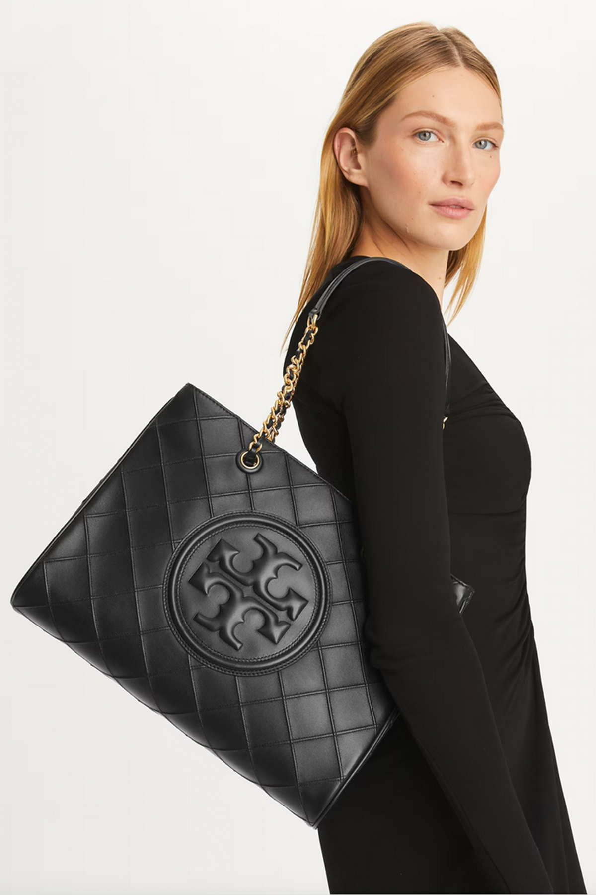 Tory Burch Damen Handtasche Fleming Soft Schwarz SCHWARZ Bild 2