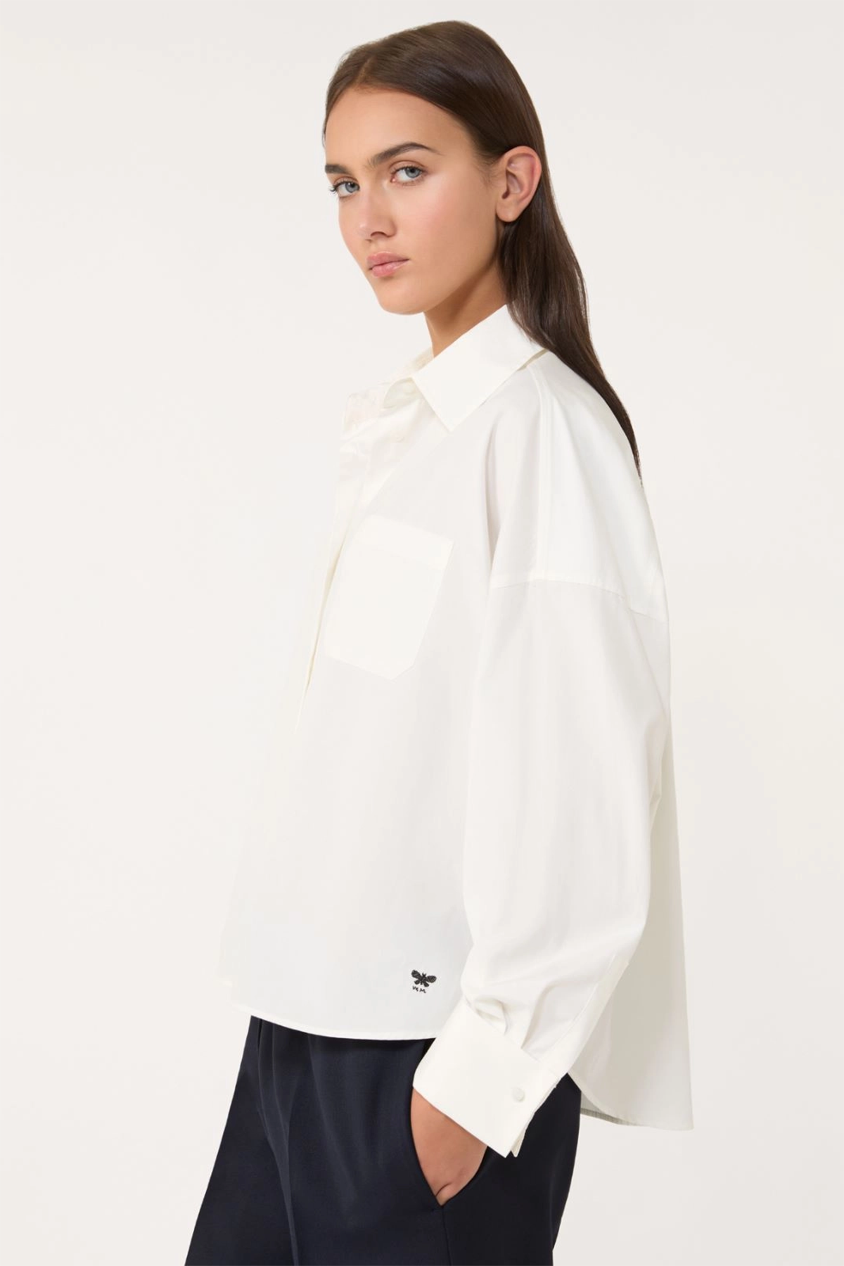 Weekend Max Mara Damen Bluse Arturo Weiss NATUR-WEISS Bild 4