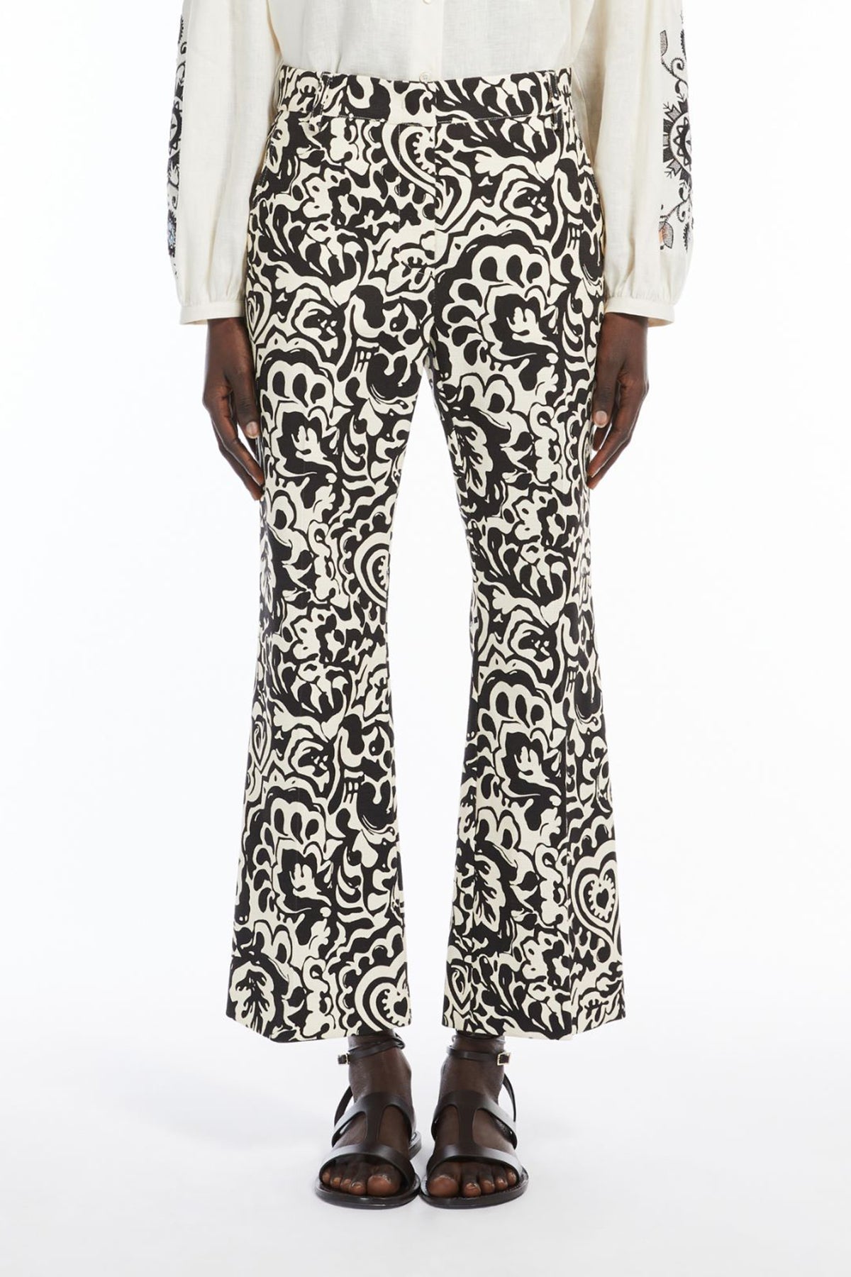 Weekend Max Mara Damen Hose Cadmio Schwarz/Weiss SCHWARZ Bild 3