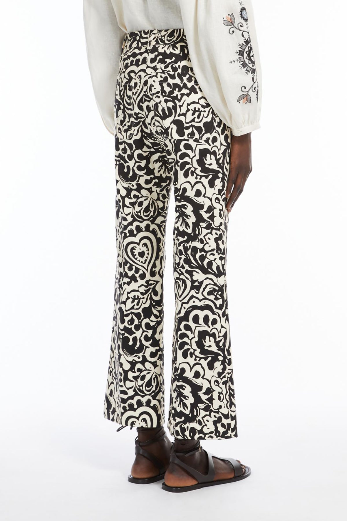 Weekend Max Mara Damen Hose Cadmio Schwarz/Weiss SCHWARZ Bild 4