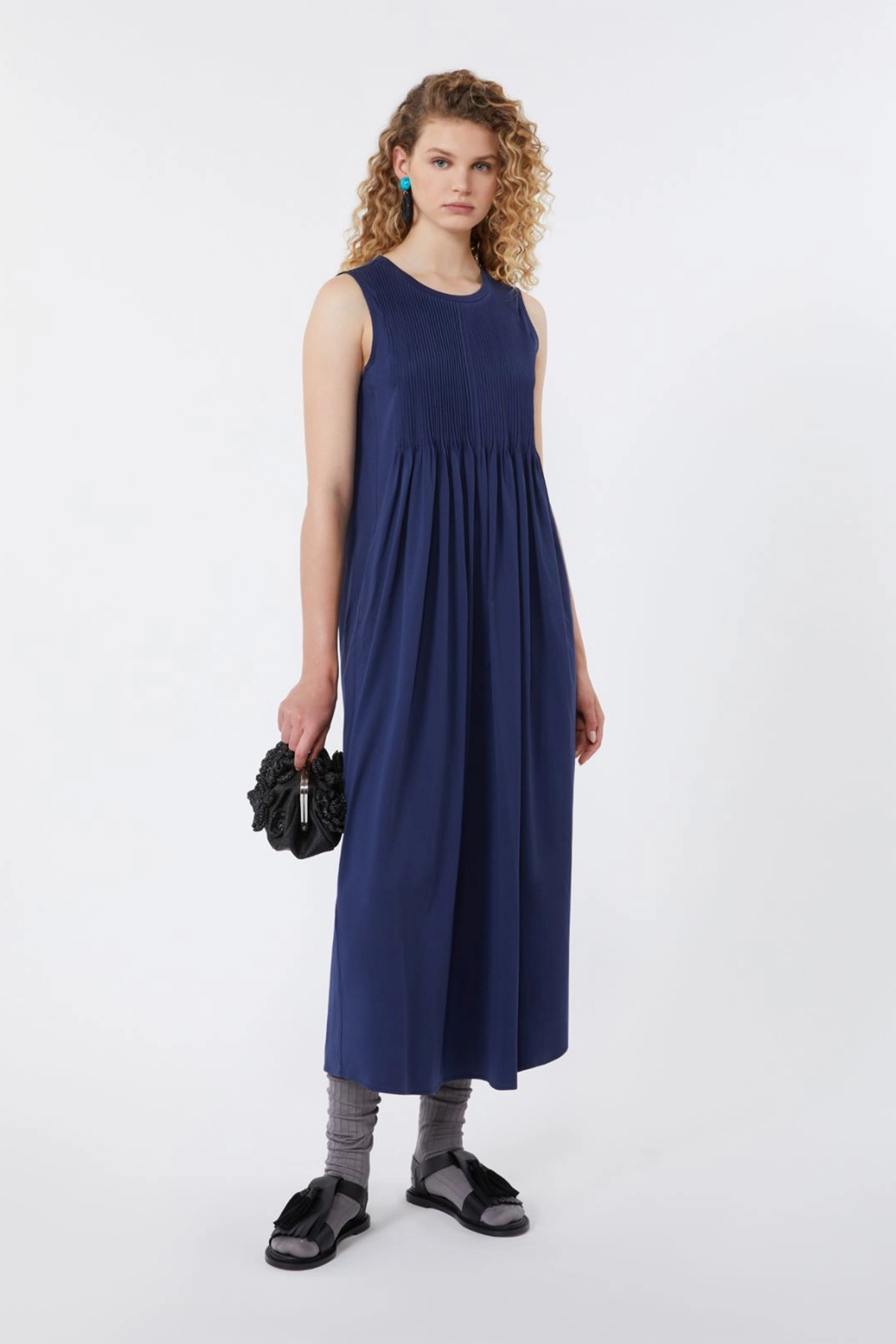 Weekend Max Mara Damen Kleid Wkdricordo Marine-Blau MARINE-BLAU Bild 2