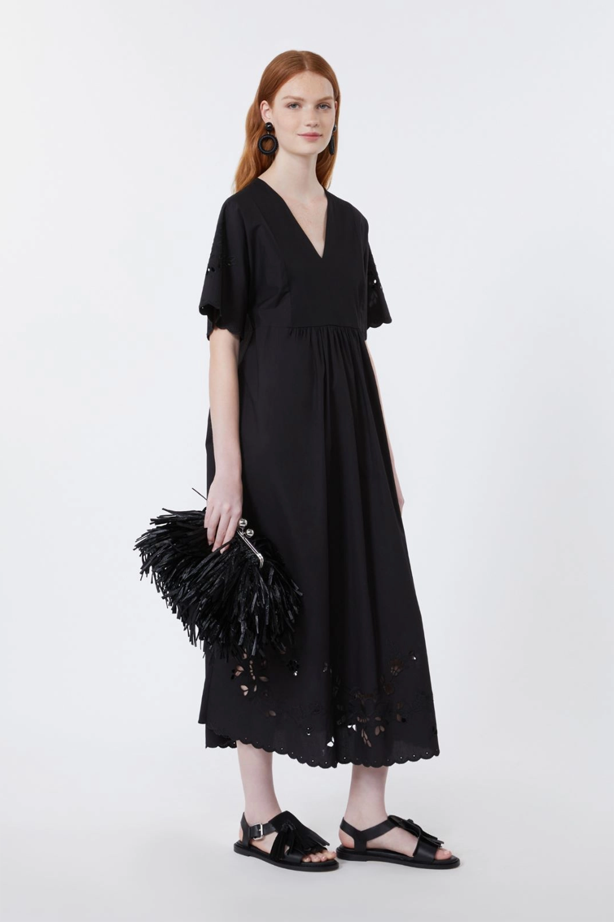 Weekend Max Mara Damen Kleid Wkdtartufo Schwarz SCHWARZ Bild 3