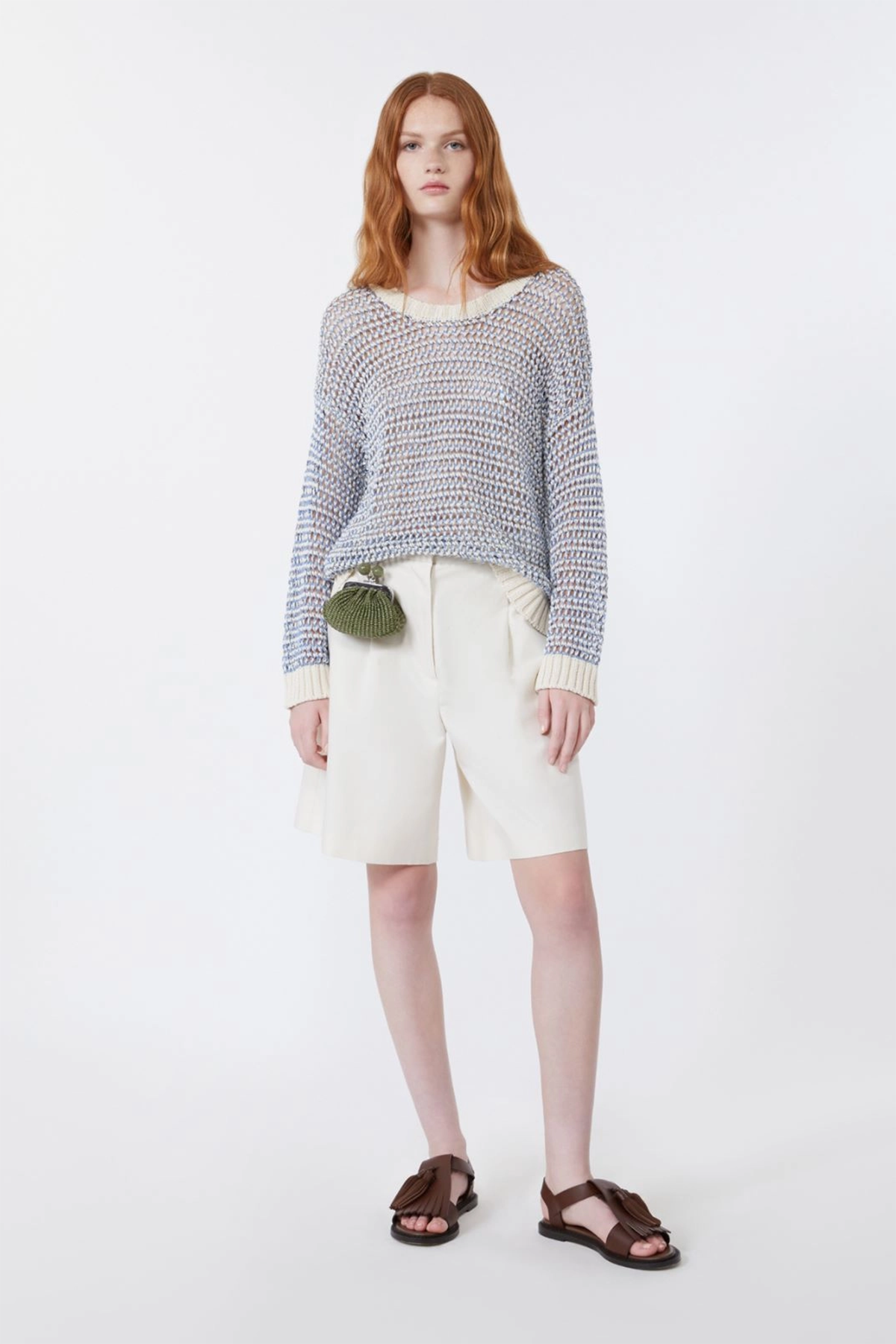 Weekend Max Mara Damen Pullover Wkdonirica Hellblau 003 Bild 2