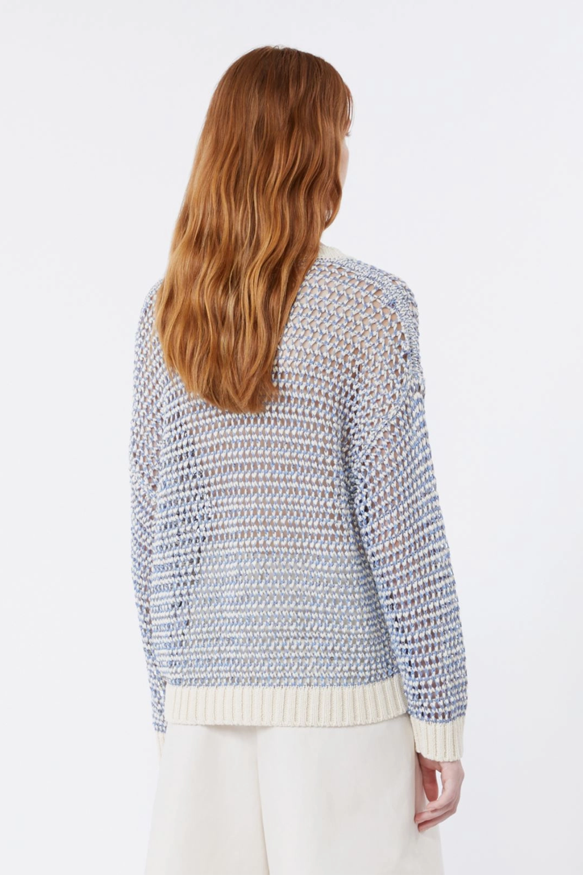 Weekend Max Mara Damen Pullover Wkdonirica Hellblau 003 Bild 3
