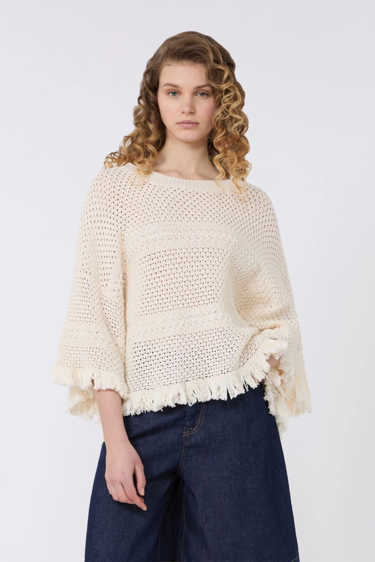 Weekend Max Mara Damen Pullover Wkdpalato Natur-Weiss WEISS Bild 3