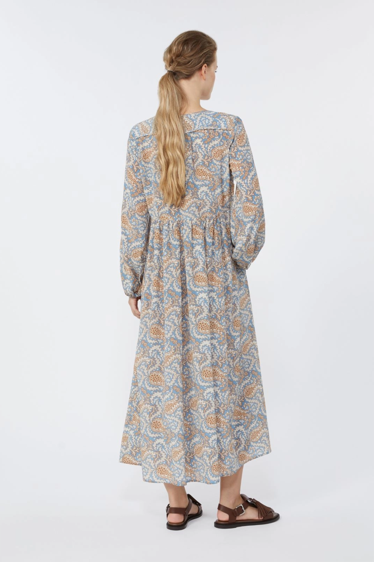 Weekend Max Mara Damen Seidenkleid Wkdmartora Hellblau BLAU Bild 3