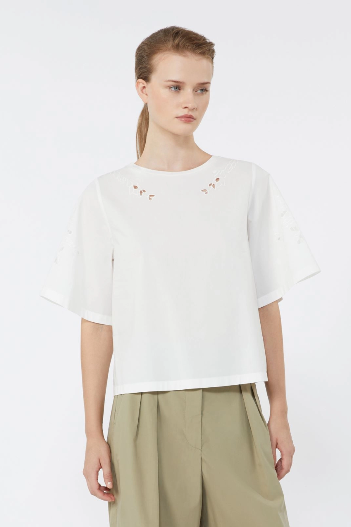 Weekend Max Mara Damen Shirt Wkdtarga Weiss WEISS Bild 3
