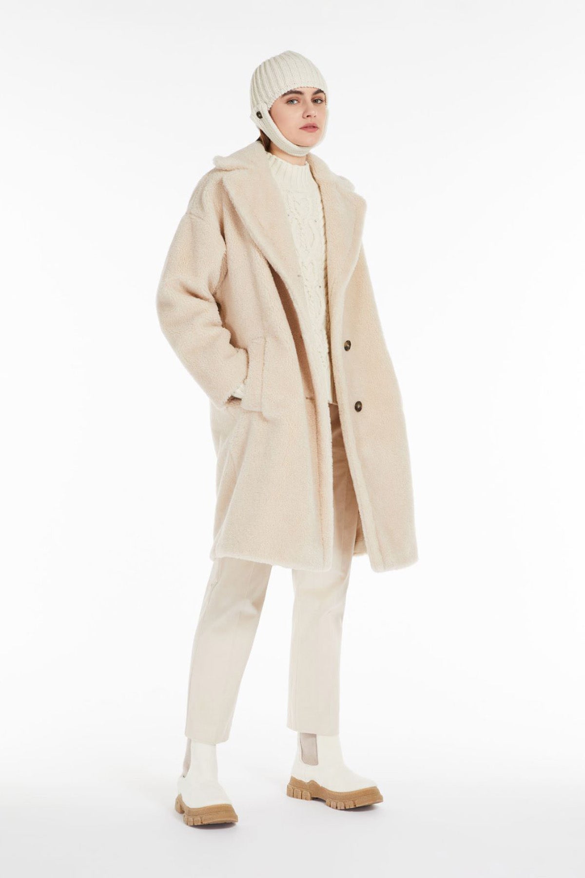 Weekend Max Mara Damen Strickpullover Colibri Elfenbein CREME Bild 5