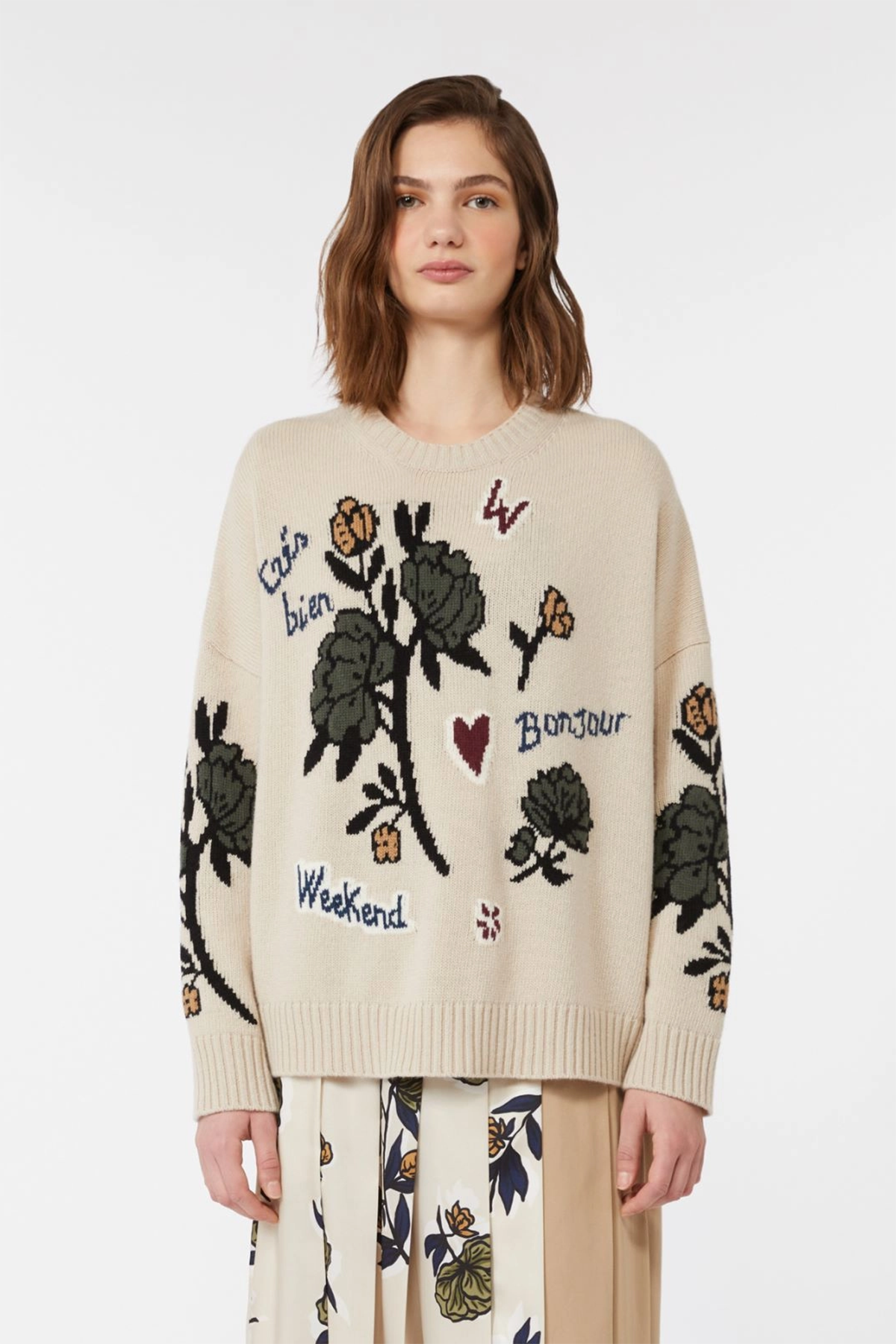 Weekend Max Mara Damen Strickpullover Pavidi Beige BEIGE Bild 3