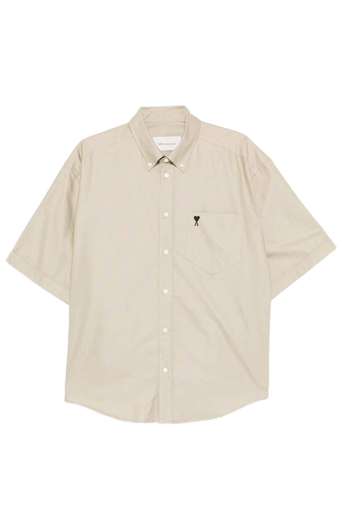 AMI Paris Herren Hemd Beige TAUPE Bild 1