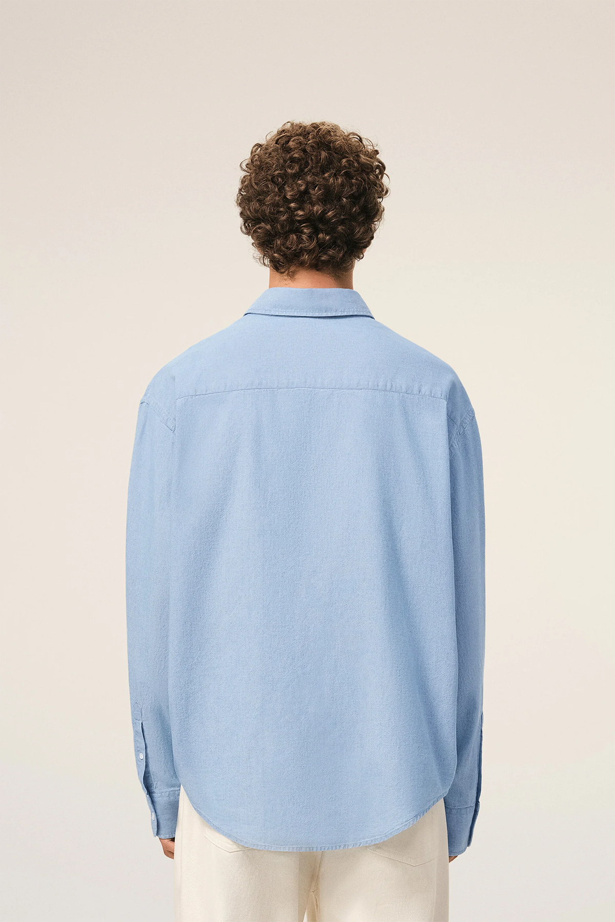 AMI Paris Herren Hemd Hellblau BLAU Bild 3