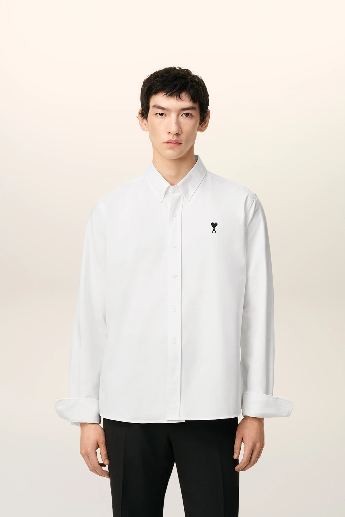 AMI Paris Herren Hemd Weiss BLANC NATUREL 168H25 Bild 2