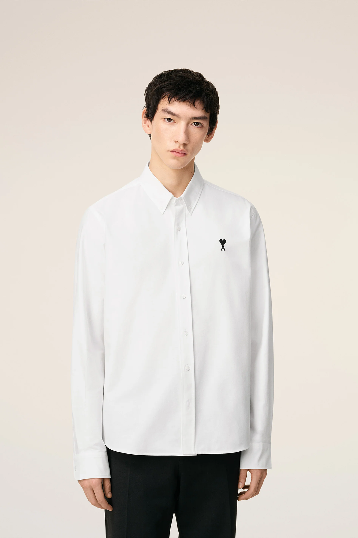AMI Paris Herren Hemd Weiss BLANC NATUREL 168H25 Bild 3
