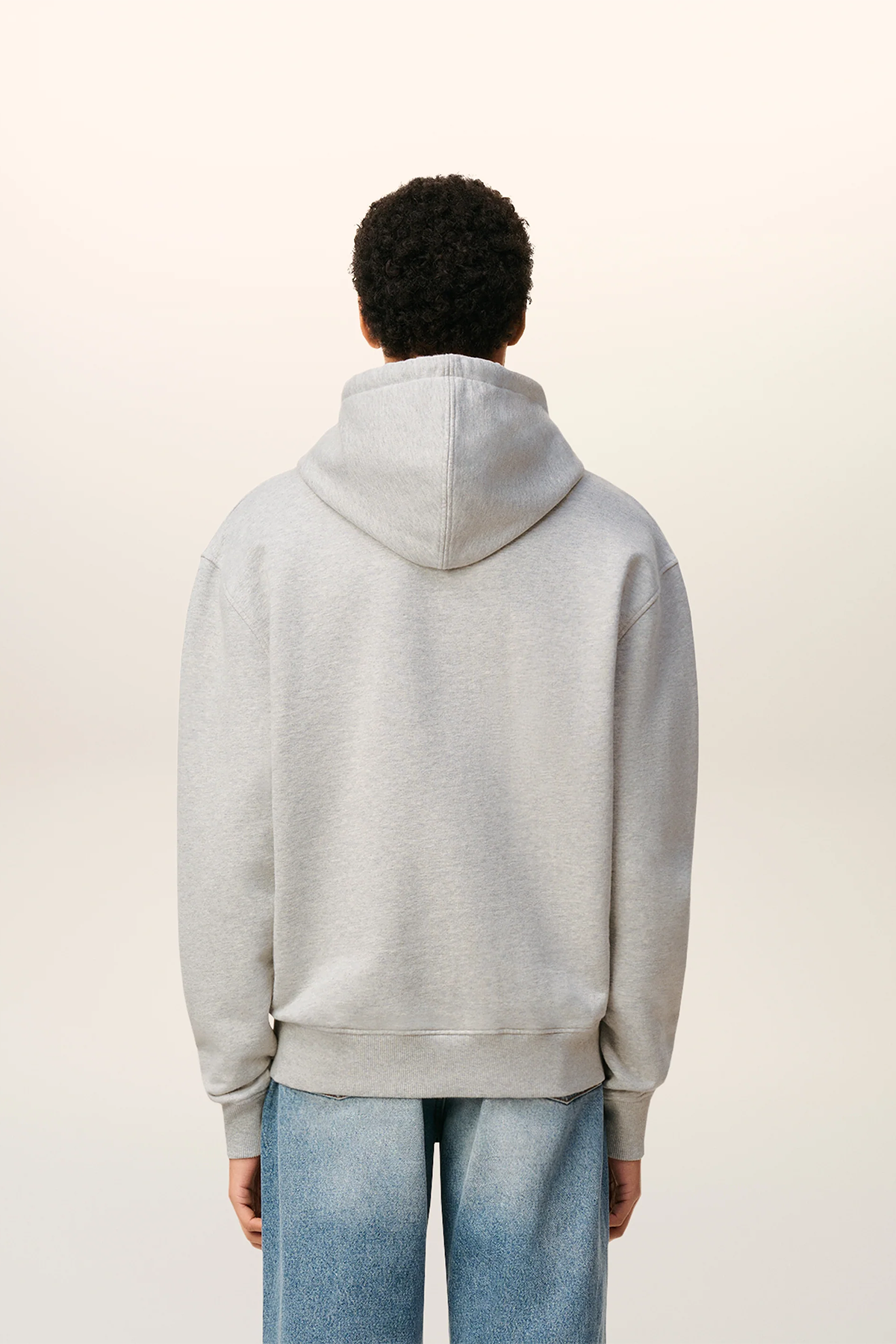 AMI Paris Herren Hoodie Grau GRIS CENDRE CHINE 0951E25 Bild 3