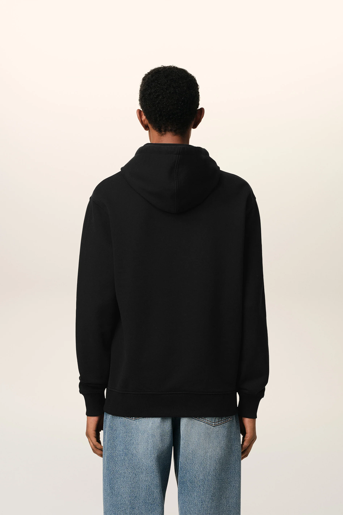 AMI Paris Herren Hoodie Schwarz NOIR 001BFS Bild 4