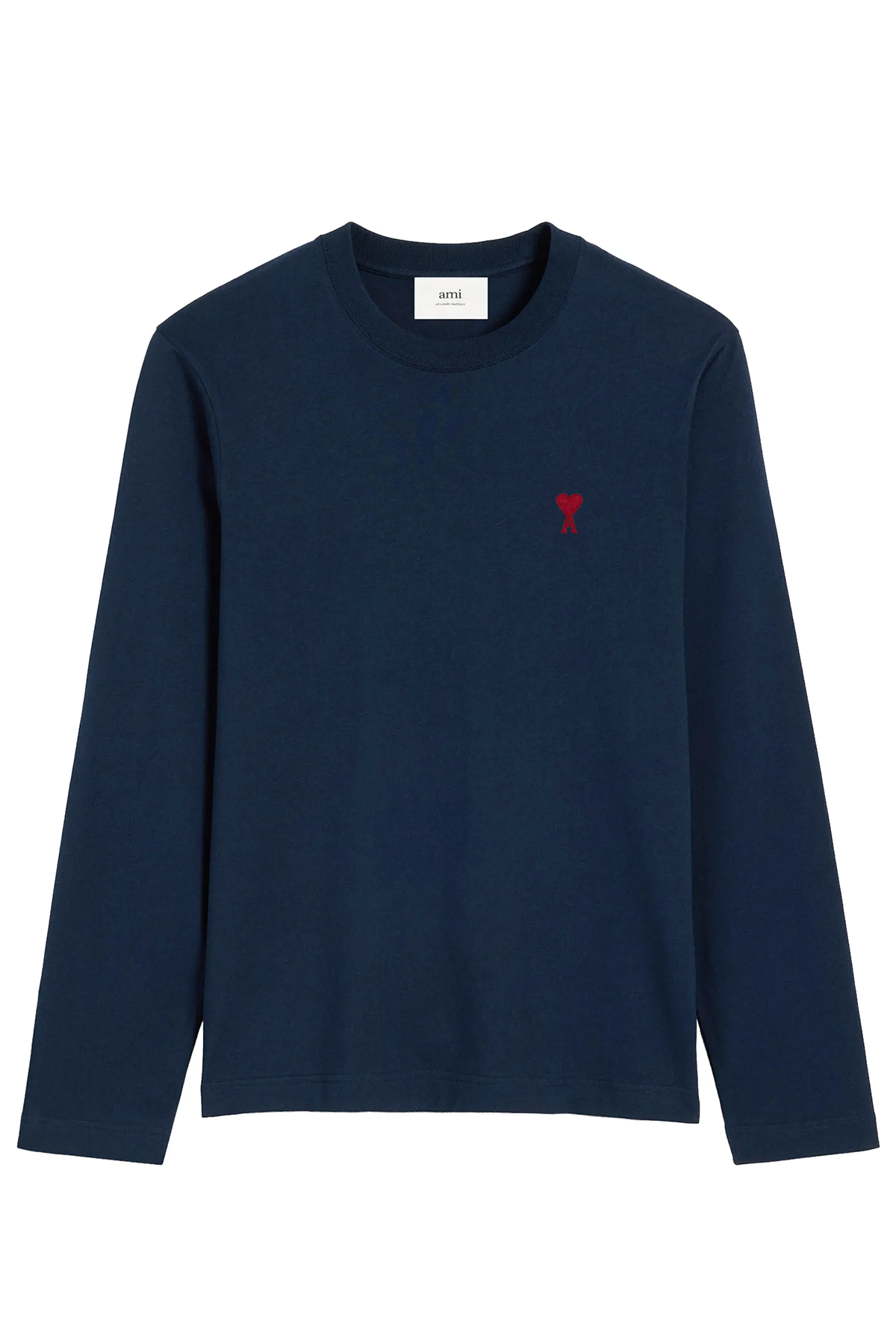 AMI Paris Herren Langarmshirt Nachtblau MARINE-BLAU Bild 1