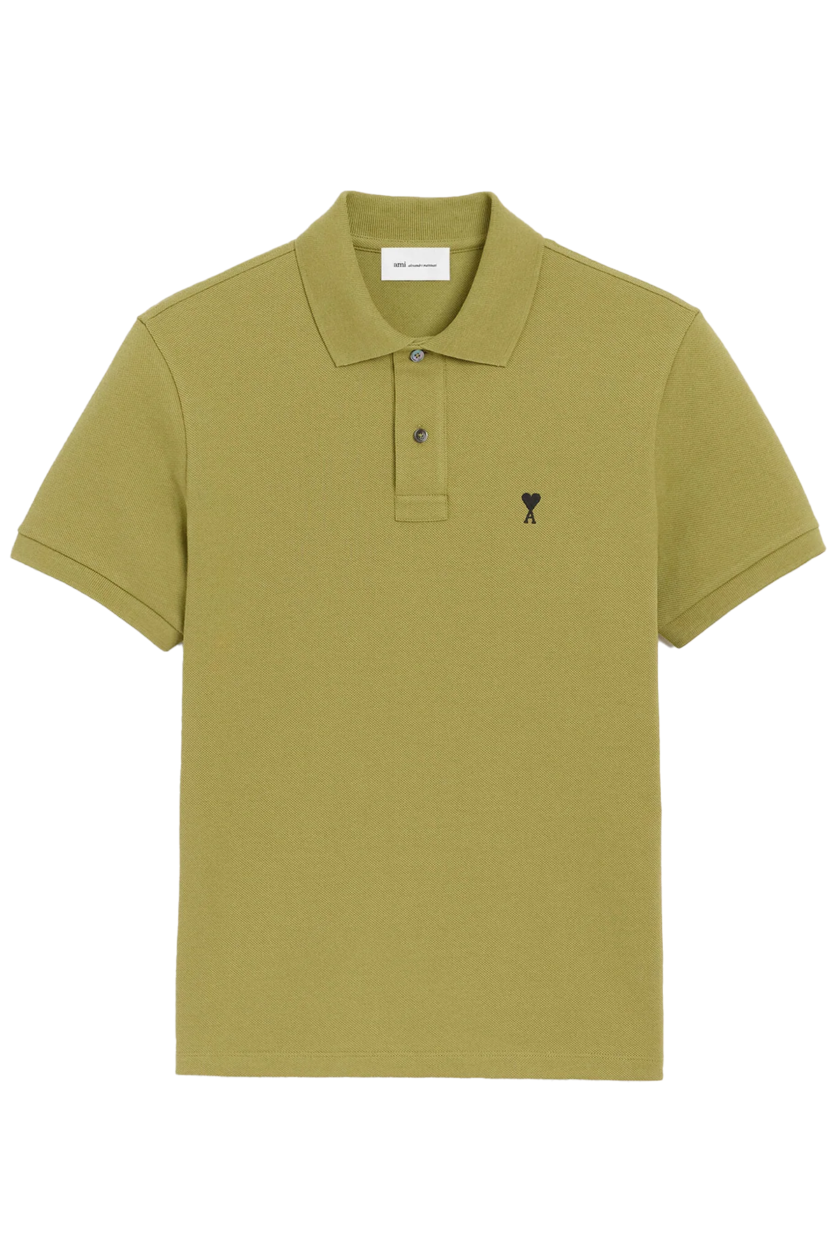 AMI Paris Herren Poloshirt Matcha GRÜN Bild 1