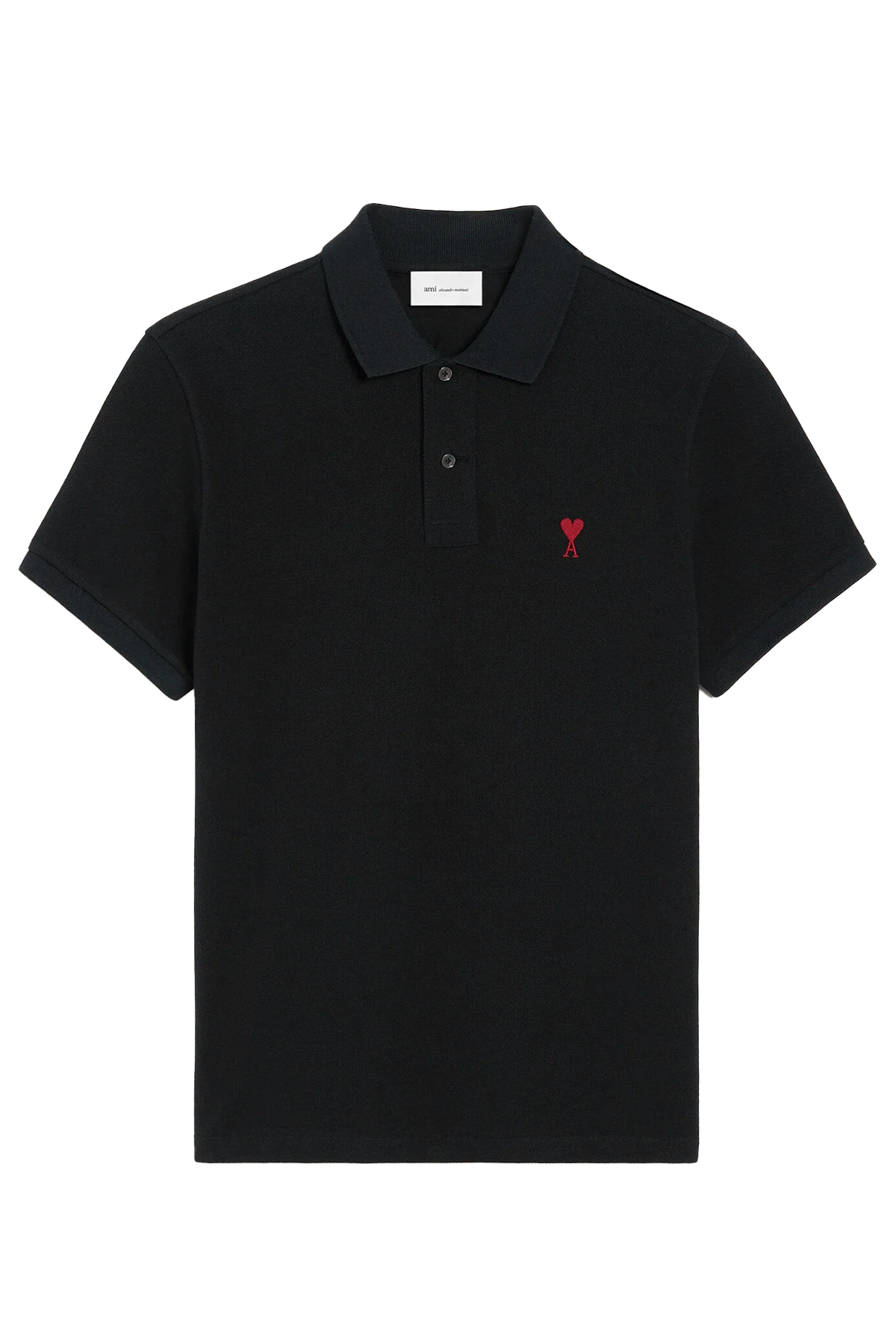 AMI Paris Herren Poloshirt Schwarz SCHWARZ Bild 1
